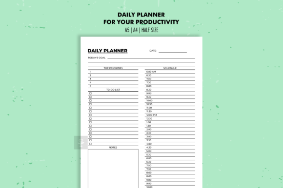 Download Printable Daily Planner - Printable daily planner Collection