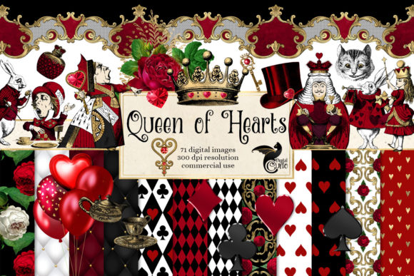 Download Queen of Hearts Digital Scrapbook Kit - Scrapbook Collection