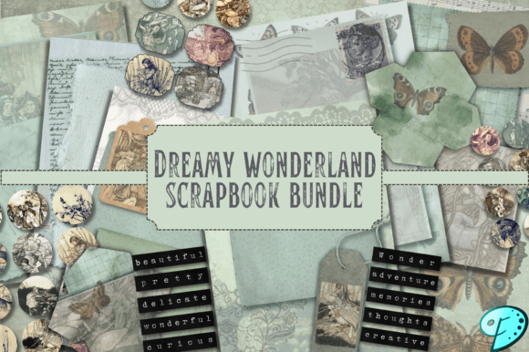 Download Dreamy Wonderland Scrapbook Bundle - Scrapbook Collection